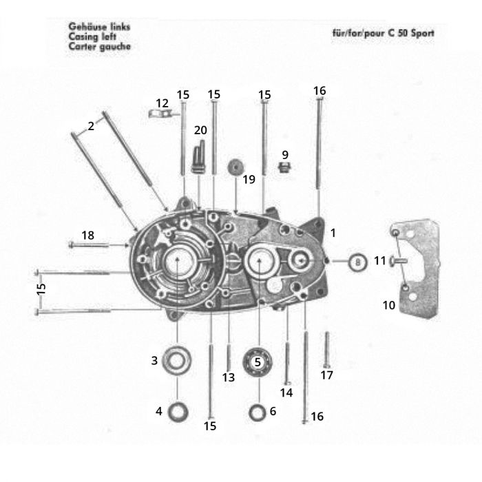 carter links zundapp c50