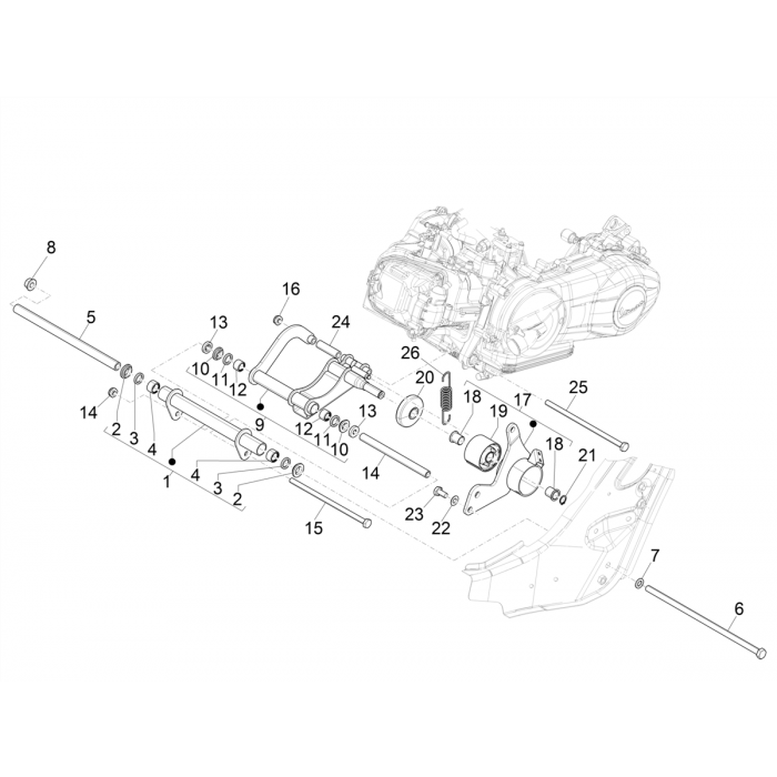 Motorophanging