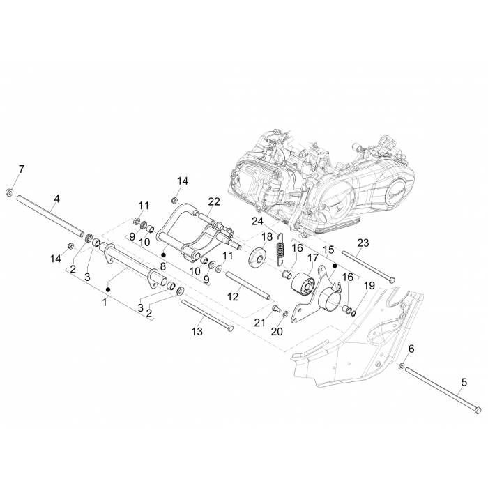 Motorophanging