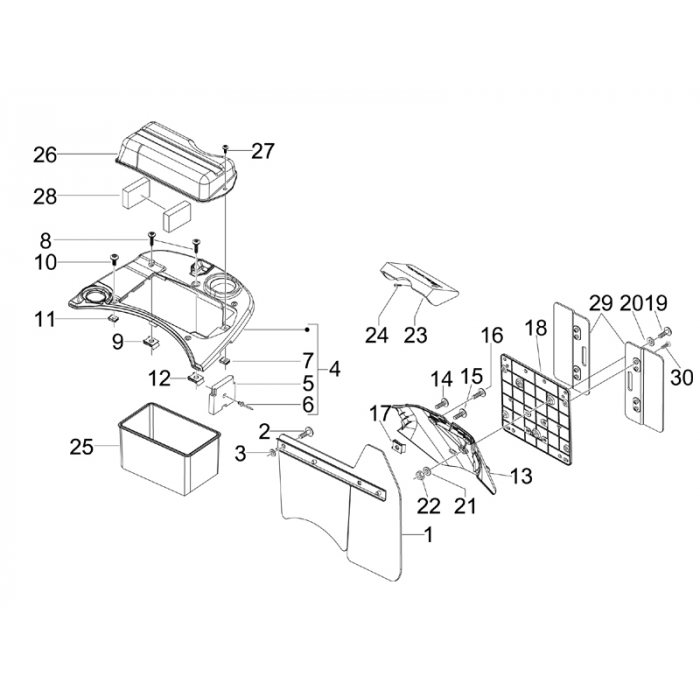 Achterspatbord-Spatlappen
