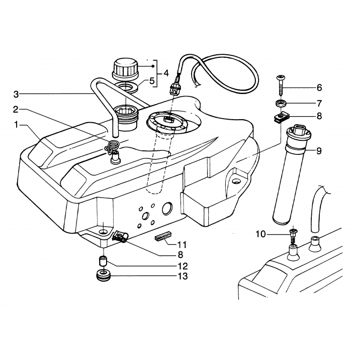 Brandstoftank