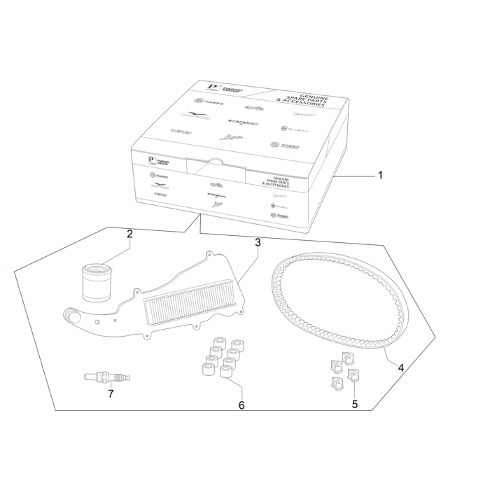 Complete wear and maintenance kit