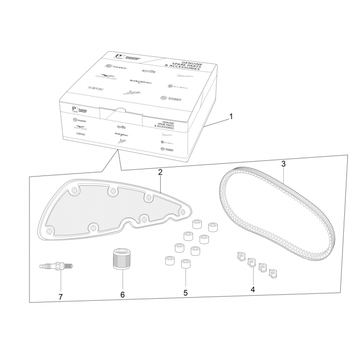 Complete wear and maintenance kit