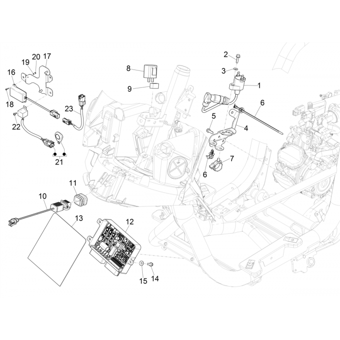 Spanningsregelaar - Elektronische regeleenheid - Bobine