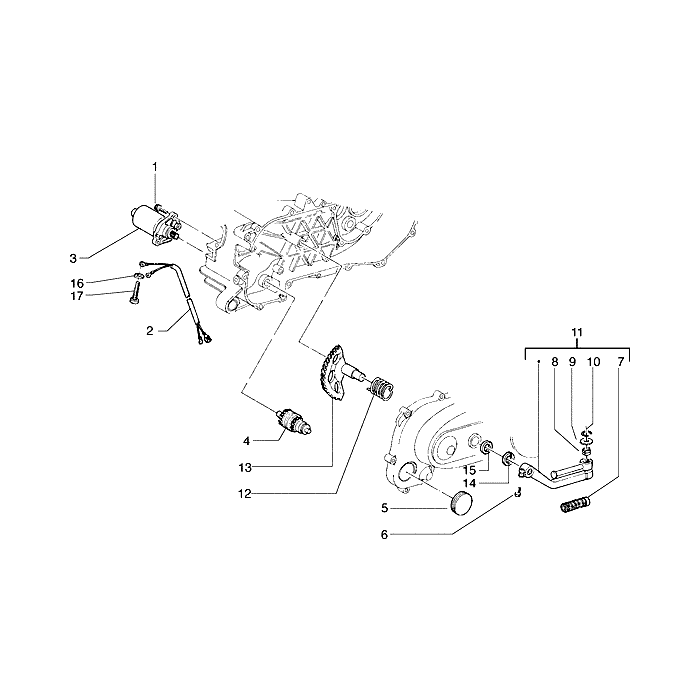Startmotor-Kickstarter