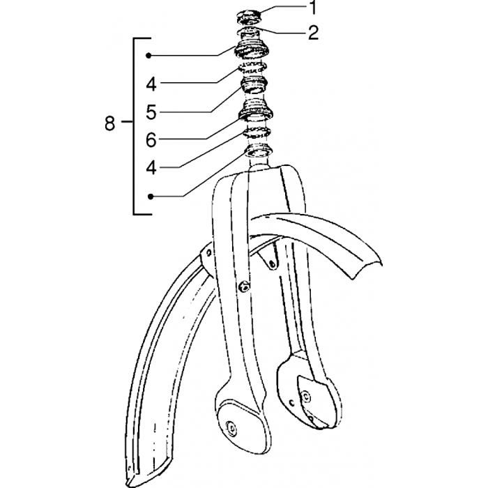 Vorkvoetlagereenheid
