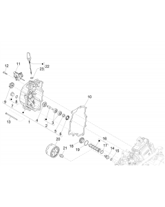 Vliegwieldeksel - Oliefilter