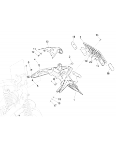 Achterklep - spatbordklep