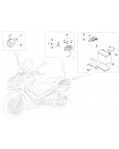 Afstandsbedieningen - Batterij - Claxon