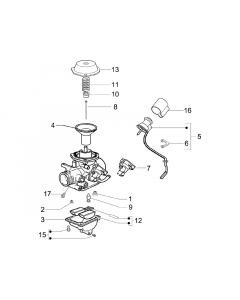 Onderdelen carburateur