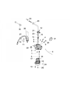 Onderdelen carburateur