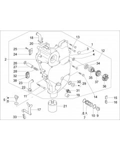 Vliegwieldeksel - Oliefilter