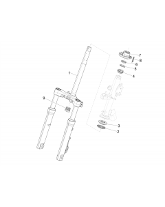 Vork/stuurkabel - Balhoofdset